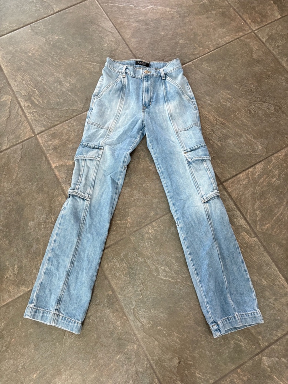 Lauren Ralph Lauren Women’s Straight Leg Cargo Jeans 0P